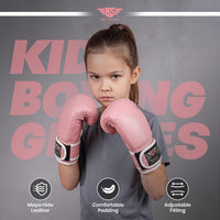 Be Smart Kids Boxing Gloves 4oz & 6oz – Youth Training Gloves Ages 4–12