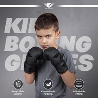 Be Smart Kids Boxing Gloves 4oz & 6oz – Youth Training Gloves Ages 4–12
