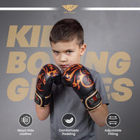 Be Smart Kids Boxing Gloves 4oz & 6oz – Youth Training Gloves Ages 4–12