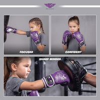 Be Smart Kids Boxing Gloves 4oz & 6oz – Youth Training Gloves Ages 4–12