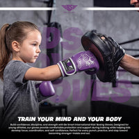 Be Smart Kids Boxing Gloves 4oz & 6oz – Youth Training Gloves Ages 4–12