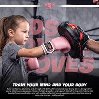 Be Smart Kids Boxing Gloves 4oz & 6oz – Youth Training Gloves Ages 4–12