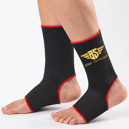 Be Smart Ankle Brace Support Black Red