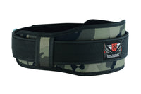 Be Smart Green Camo Weightlifting Belt with Padded Back