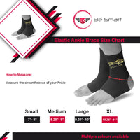 Be Smart Ankle Brace Support Gray