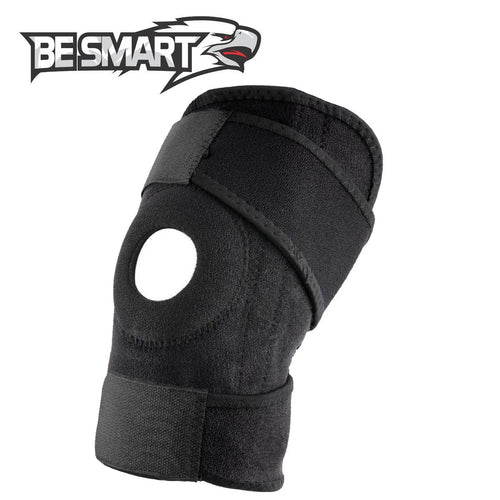 Be Smart New Wrap Around Knee Brace Support Adjustable Knee Open Pattela Brace