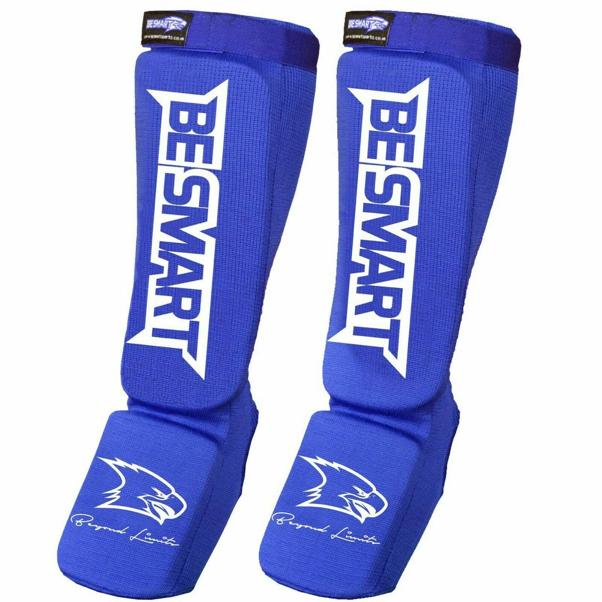 Be Smart MMA Shin Guards with Instep Protection Muay Thai & Kickboxing Shin Pads