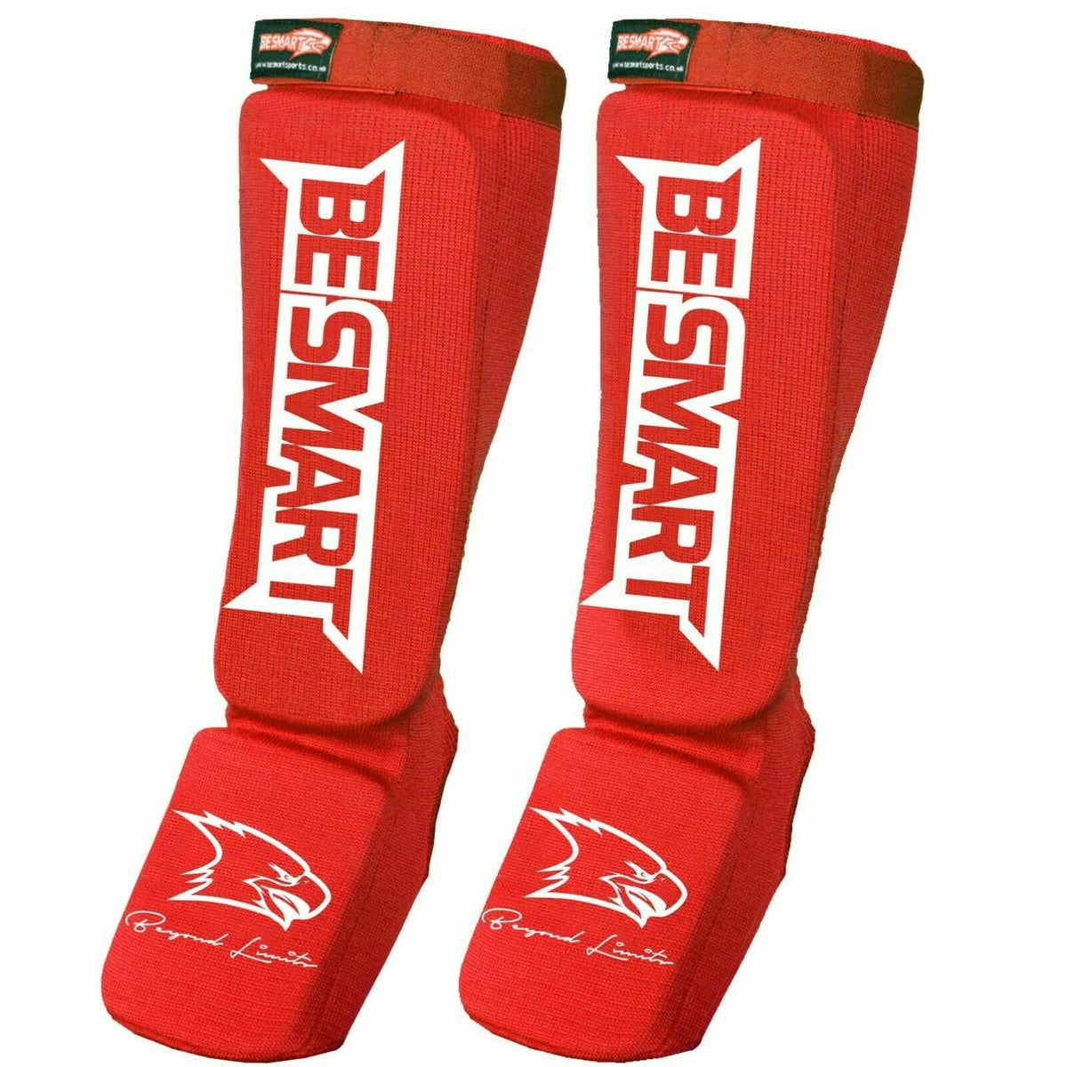 Be Smart MMA Shin Guards with Instep Protection Muay Thai & Kickboxing Shin Pads
