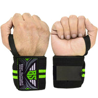 Be Smart 18" Weightlifting Wrist Wraps – Wrist Support for Powerlifting & Gym