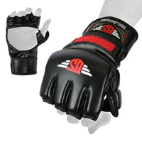 Boxing MMA Gloves Grappling Punching Bag Training Kickboxing Fight Sparring UFC