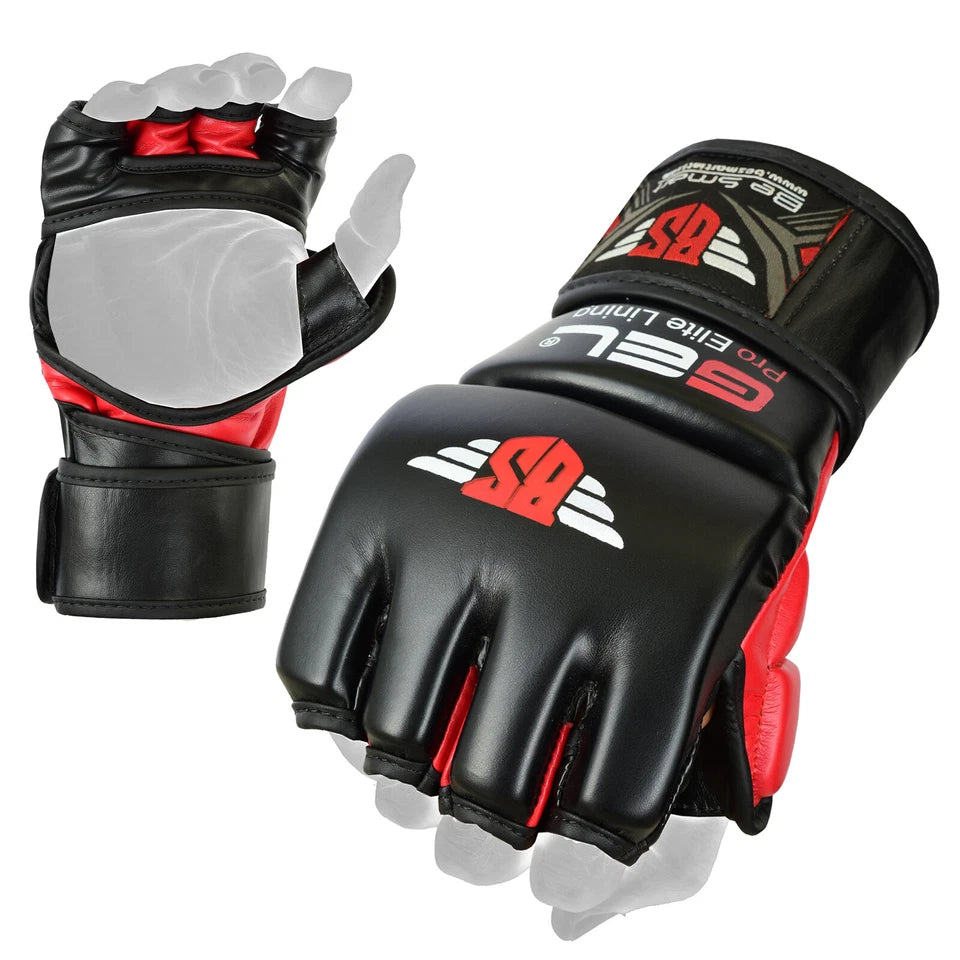 Boxing MMA Gloves Grappling Punching Bag Training Kickboxing Fight Sparring UFC
