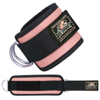 Be Smart Ankle Straps for Cable Machine – Padded D-Ring Gym Attachments