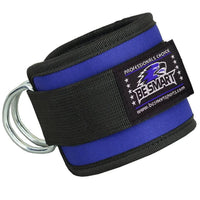 Be Smart Ankle Straps for Cable Machine – Padded D-Ring Gym Attachments