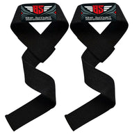 Be Smart Padded Weight Lifting Straps with Neoprene Wrist Support