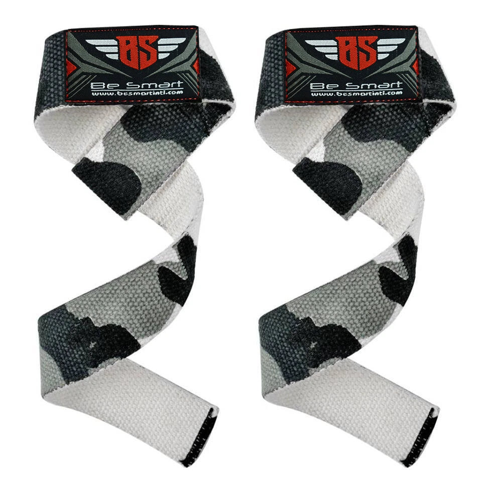 Be Smart Padded Weight Lifting Straps with Neoprene Wrist Support