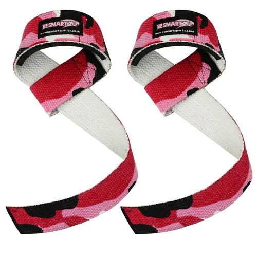 Be Smart Padded Weight Lifting Straps with Neoprene Wrist Support