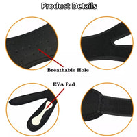 Be Smart Adjustable Knee Brace with Patella Support, Neoprene Compression & Cross Straps