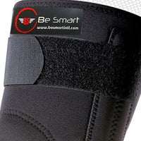 Be Smart Adjustable Neoprene Knee Brace with Side Stabilizers & Open Patella Support
