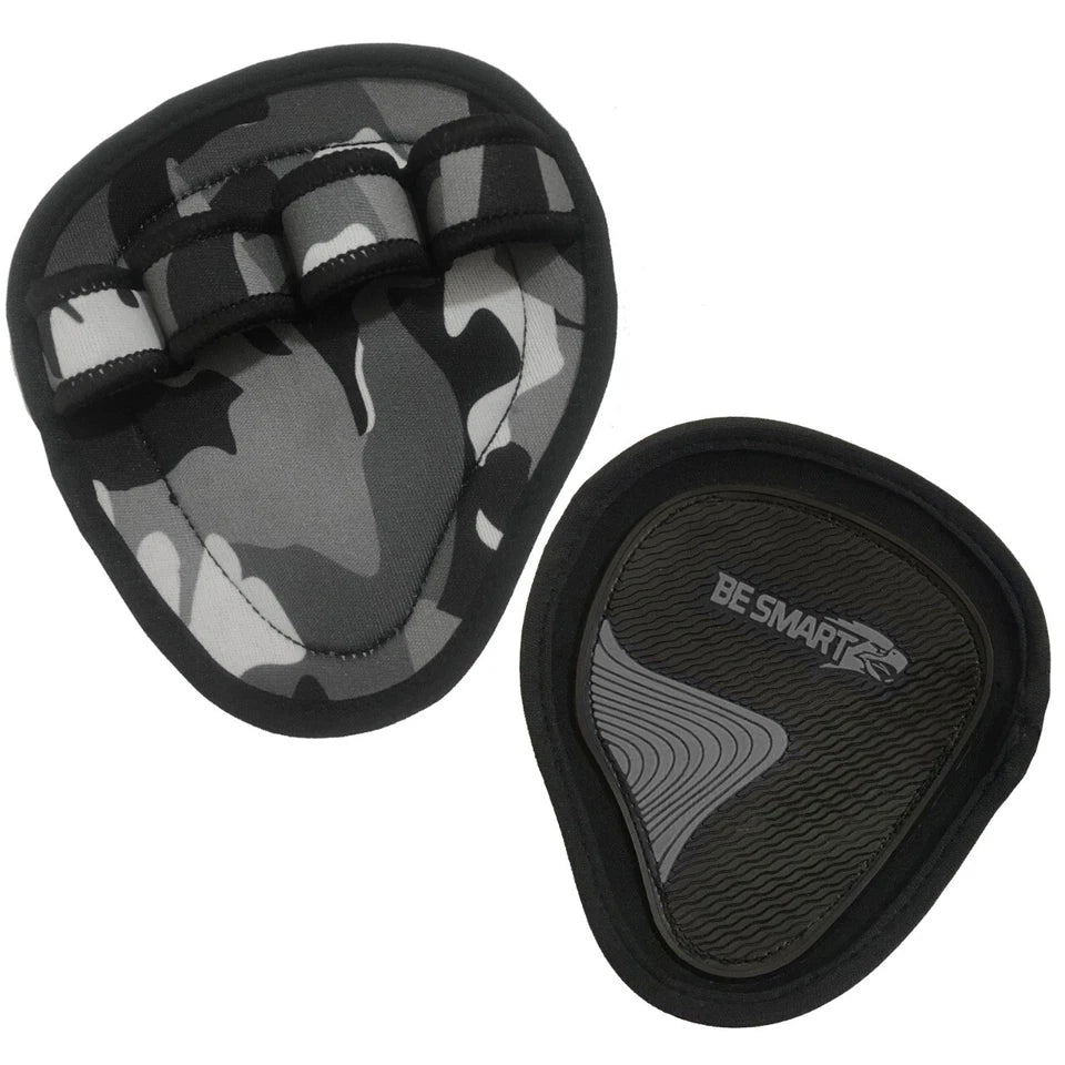Weight Lifting Gym Grips Pads Hand Training Bar Straps Wrap Gloves