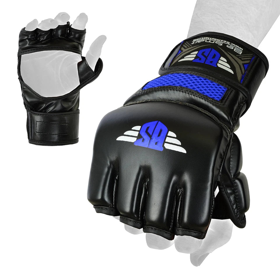 Boxing MMA Gloves Grappling Punching Bag Training Kickboxing Fight Sparring UFC