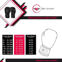 Be Smart Kids Boxing Gloves 4oz & 6oz – Youth Training Gloves Ages 4–12