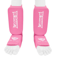 Be Smart MMA Shin Guards with Instep Protection Muay Thai & Kickboxing Shin Pads