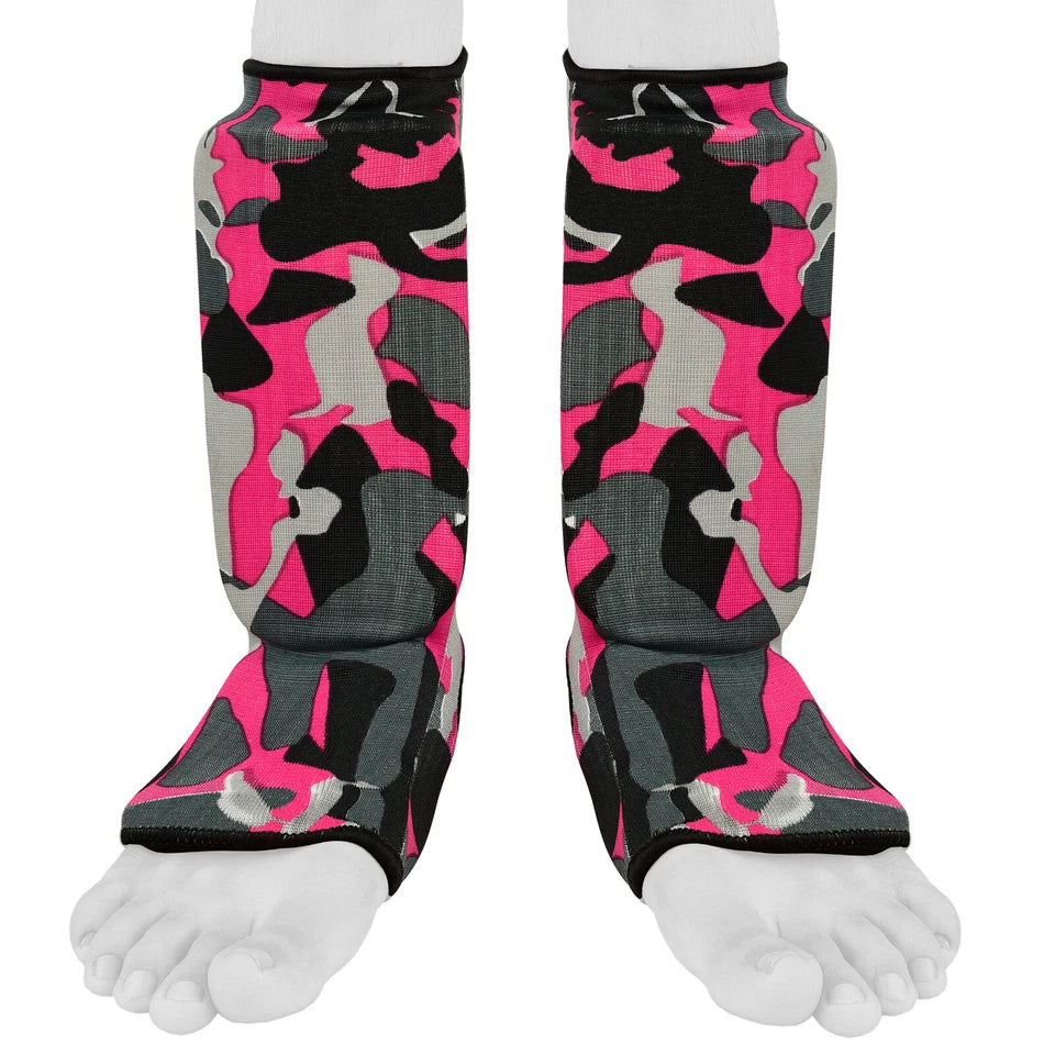 Be Smart MMA Shin Guards with Instep Protection Muay Thai & Kickboxing Shin Pads