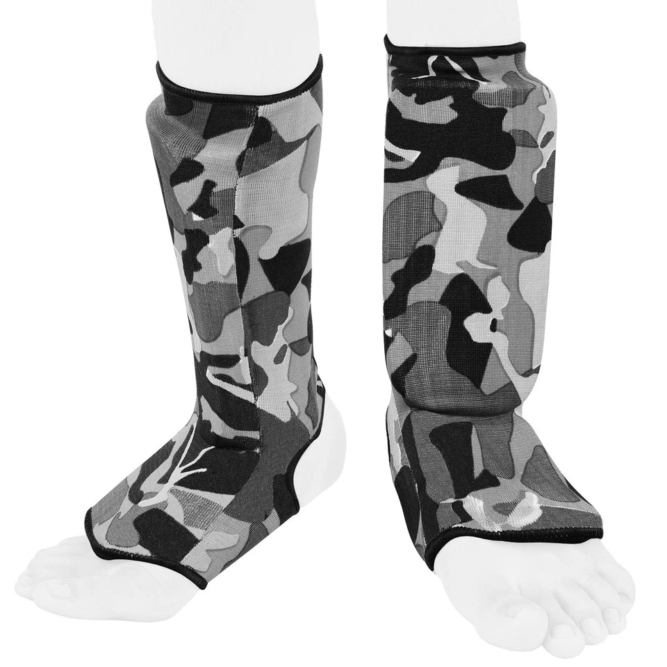 Be Smart MMA Shin Guards with Instep Protection Muay Thai & Kickboxing Shin Pads