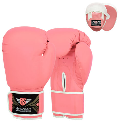 Boxing Gloves and Focus Pads Set