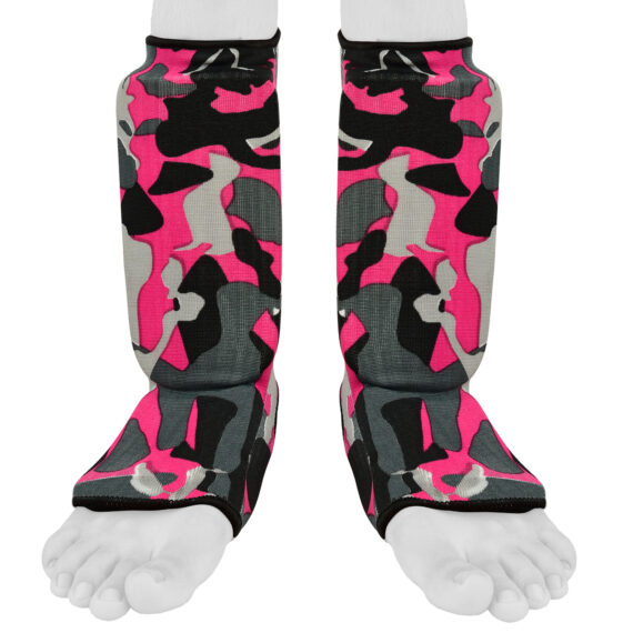Kids Shin Instep Pads MMA Leg Foot Guard