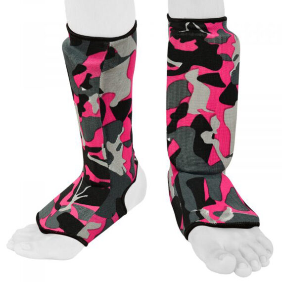 Kids Shin Instep Pads MMA Leg Foot Guard