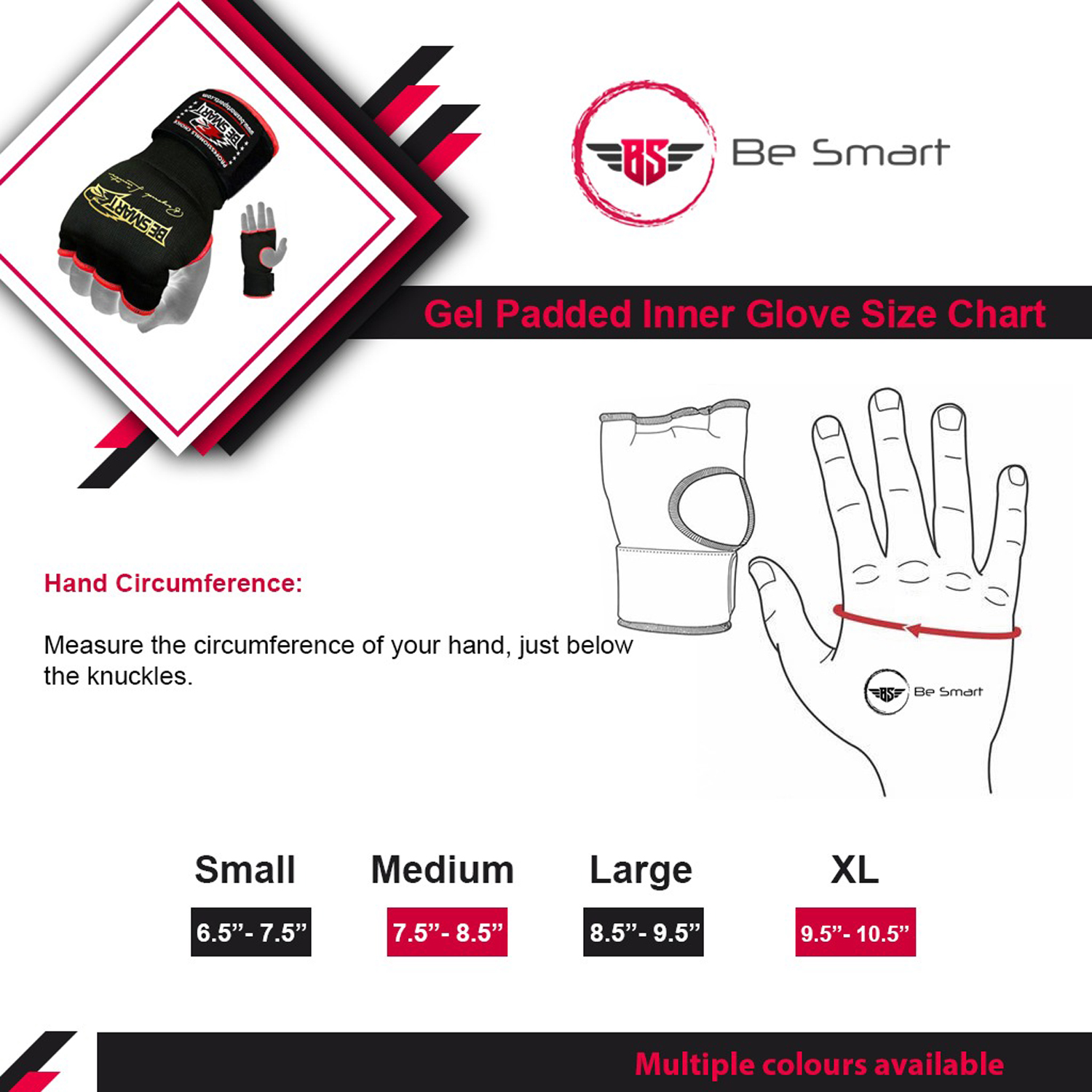 Hand Wraps Gel Inner Gloves Padded