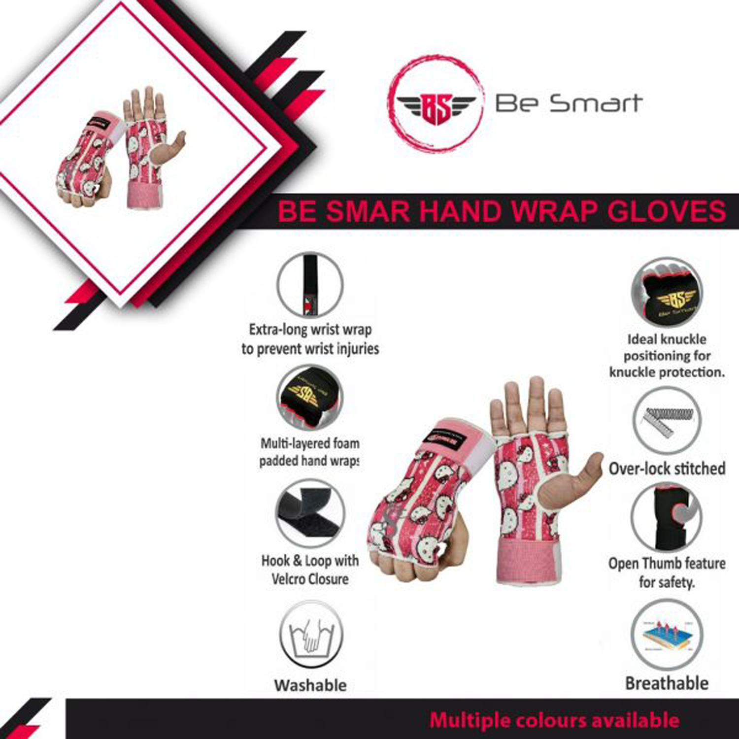 Hand Wraps Gel Inner Gloves Padded