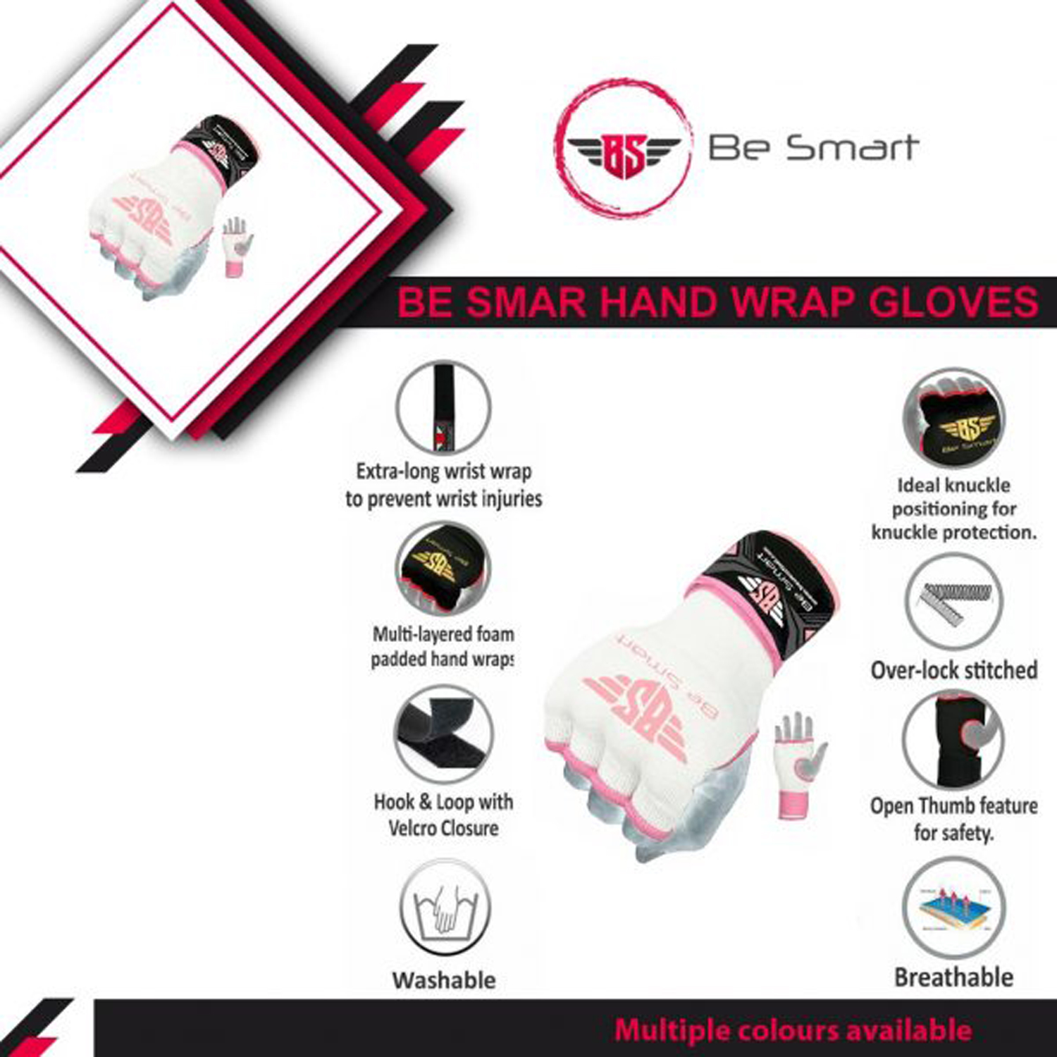 Hand Wraps Gel Inner Gloves Padded