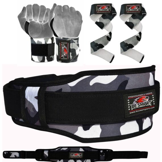 Be Smart Weight Lifting Belt Gym Training Neoprene Fitness Workout Back Support